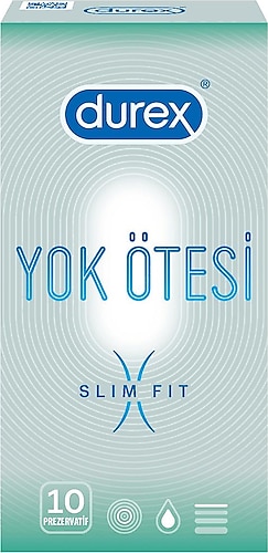 Durex Yok Ötesi Prezervatif Slim Fit 10'lu