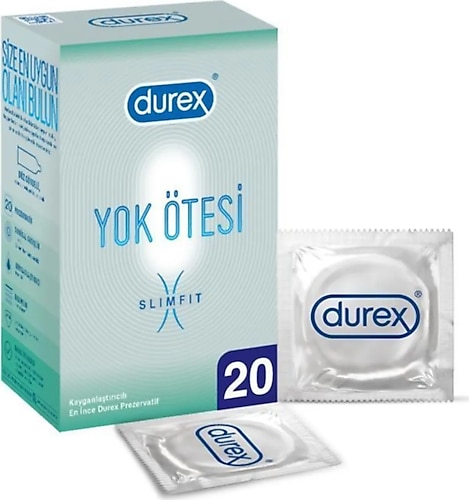 Durex Yok Ötesi Prezervatif Slim Fit 20'li