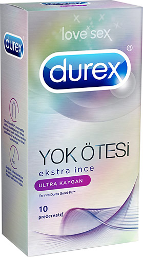 Durex Yok Ötesi Ultra Kaygan Ekstra İnce 10'lu Prezervatif