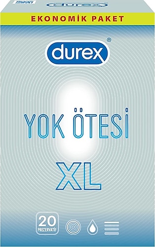 Durex Yok Ötesi XL Prezervatif 20'li