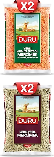 Duru Bakliyat Bulgur Yerli Mercimek Kış Paketi