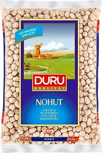 Duru Bulgur Duru Koçbaşı Nohut 8mm 1000 Gr