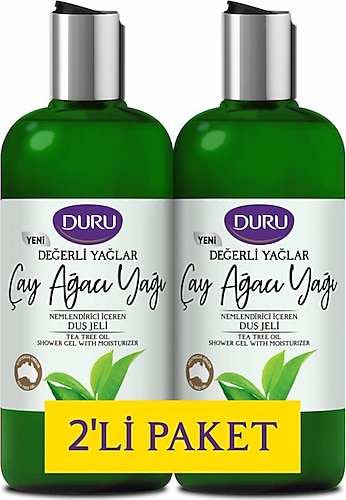 Duru Değerli Yağlar Çay Ağacı Yağı Duş Jeli 500 ml 2 Adet