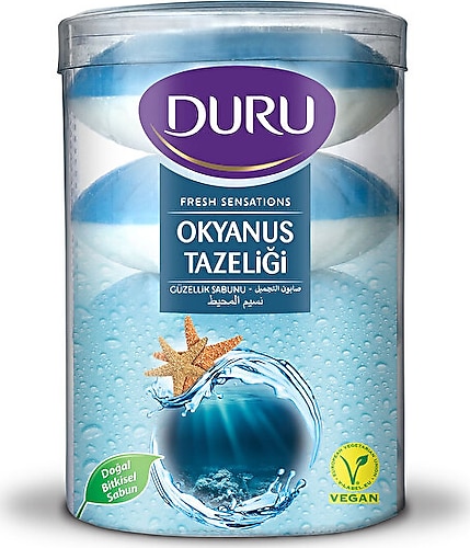 Duru Fresh Okyanus Esintisi 4x100 gr Güzellik Sabunu