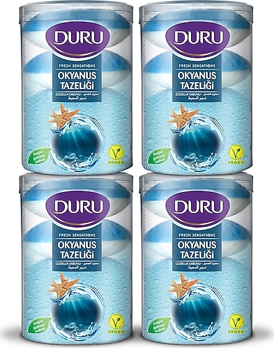 Duru Fresh Sensations Okyanus Tazeliği Güzellik Sabunu 16'lı 4 x 400 G