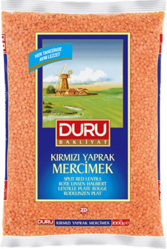 Duru Kırmızı Yaprak Mercimek 1 kg
