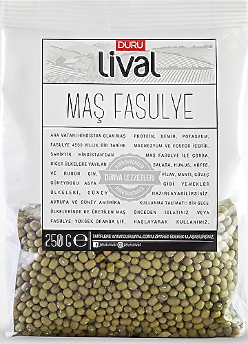 Duru Lival Maş Fasulyesi 250 gr