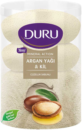 Duru Mineral Action Argan Yağı & Kil 4x110 gr Güzellik Sabunu