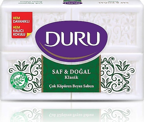 Duru Saf & Doğal Klasik Banyo Sabunu 4x150 600 gr