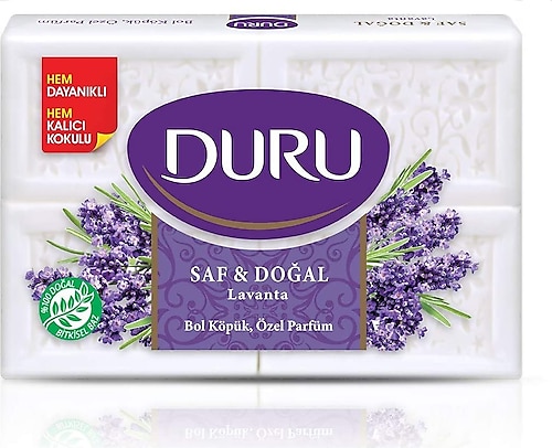 Duru Saf & Doğal Lavanta Banyo Sabunu 4x150 600 gr