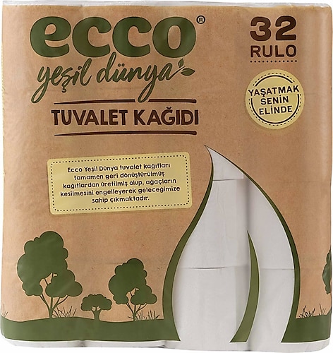 Ecco Yeşil Dünya 32'li Tuvalet Kağıdı