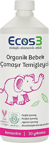 Ecos3 Organik Bebek Temizlik Seti ( 3 Ürün)