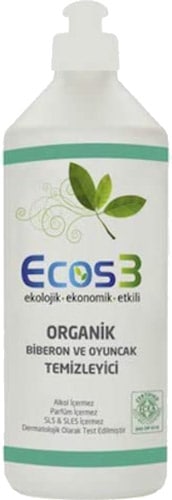 Ecos3 Organik Biberon ve Oyuncak Temizleyici 500 ml