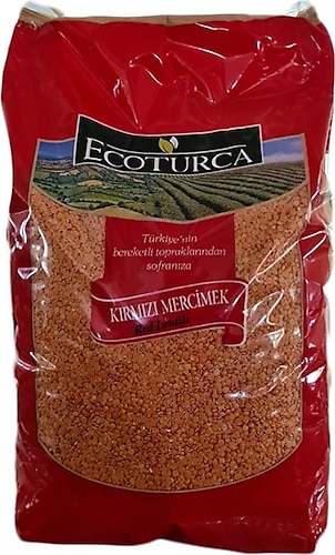 Ecoturca Kırmızı Mercimek 1 kg