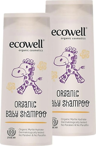 Ecowell Organik Bebek Şampuanı 300 ml 2 Adet