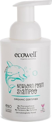 Ecowell Organik Yenidoğan Köpük Şampuan 300 ml