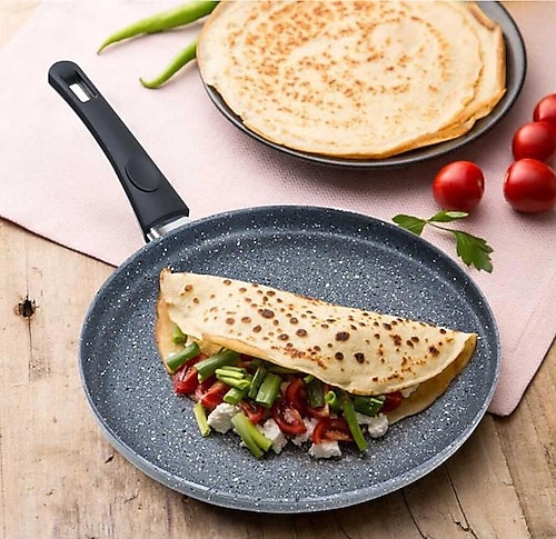 Eda Zetra 26 cm Granit Döküm Krep Tavası