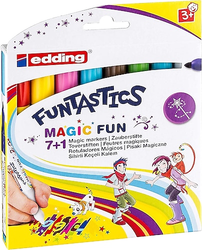 Edding 13 Funtastics Magic Fun 8 Renk Keçeli Kalem