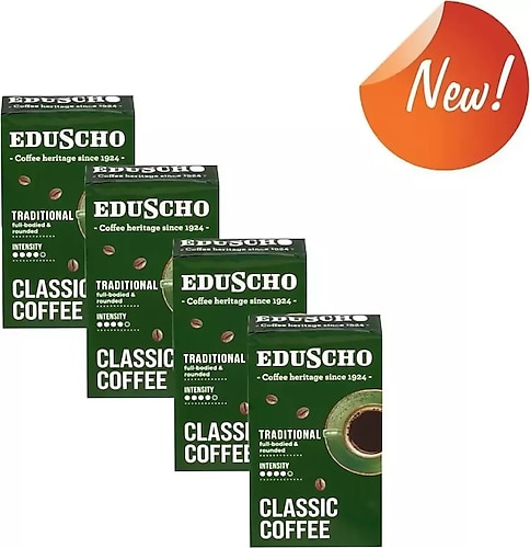 Eduscho Classic Traditional Öğütülmüş Filtre Kahve 250 gr 4'lü