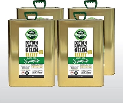 Efe Organik Ultra Natürel Sızma Zeytinyağı 18 lt 4'lü
