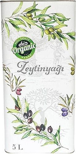 Efe Organik Ultra Natürel Sızma Zeytinyağı 5 lt Teneke