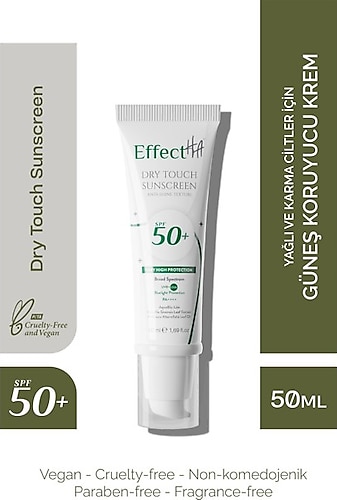 Effectha Dry Touch Sunscreen Spf50+ 50 Ml