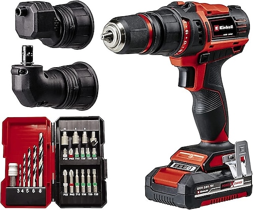 Einhell TE-CD 18/45 3X Li +22 2 Ah Akülü Vidalama Set