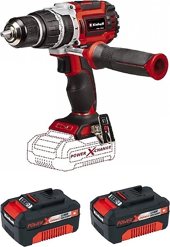 Einhell TP-CD 18/60 Li-i BL Çift Akülü 2 Ah Darbeli Matkap