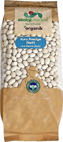 Ekoloji Market Organik 750 gr Kuru İspir Fasulye