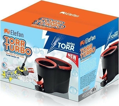 Elefan Torr Turbo Pedallı Mop Seti