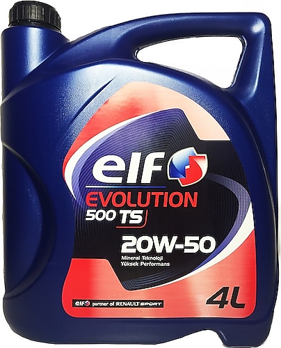 Elf Evolution 500 TS 20W-50 4 lt Motor Yağı