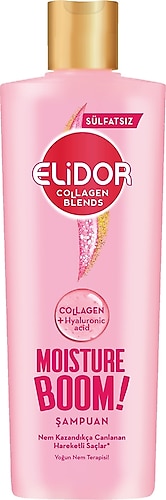Elidor Collagen Blends Moisture Boom Yoğun Nem Terapisi Şampuan 350 ml