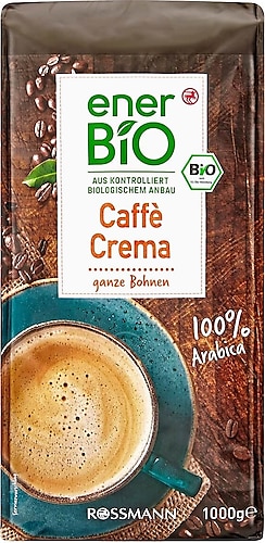 Enerbio Organik Caffe Crema 1000 gr Çekirdek Kahve