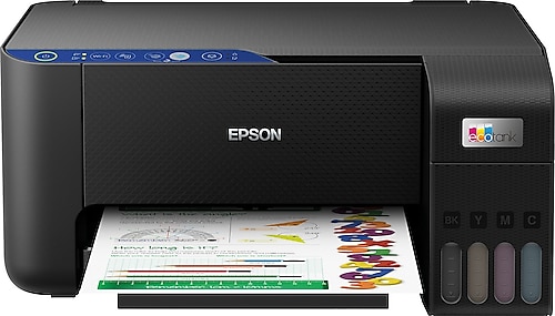 Epson EcoTank L3251 Wi-Fi + Tarayıcı + Fotokopi Renkli Çok Fonksiyonlu Tanklı Mürekkep Püskürtmeli Yazıcı