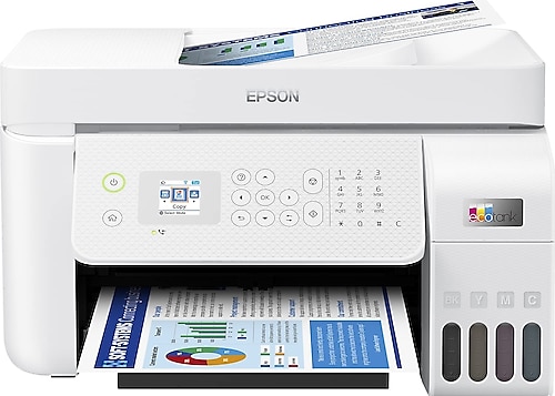 Epson EcoTank L5296 Wi-Fi + Tarayıcı + Fotokopi + Faks Renkli Çok Fonksiyonlu Tanklı Mürekkep Püskürtmeli Yazıcı