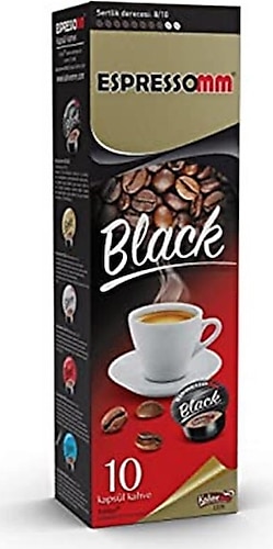 ESPRESSOMM Tchibo Cafissimo Uyumlu Black Kapsül Kahve (10 ADET)
