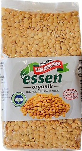 Essen Organik Sarı Mercimek 500 gr