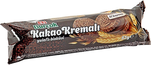 Eti Burçak Kakao Kremalı Bisküvi 82 gr