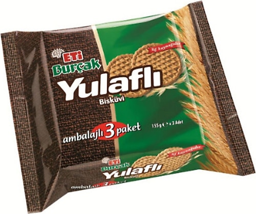 Eti Burçak Yulaflı Bisküvi 3x155 gr 2'li