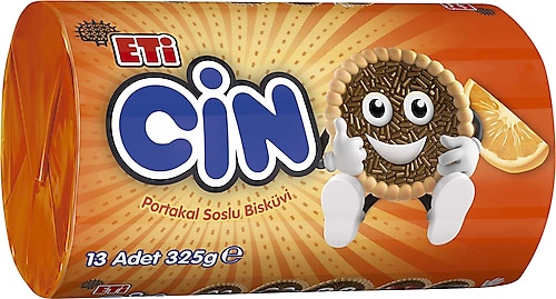 Eti Cin Portakallı Bisküvi 325 gr