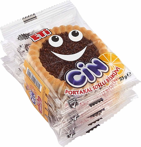 Eti Cin Portakallı Bisküvi 5x25 gr