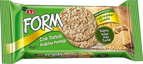 Eti Form Çok Tahıllı Buğday Patlağı 41 gr