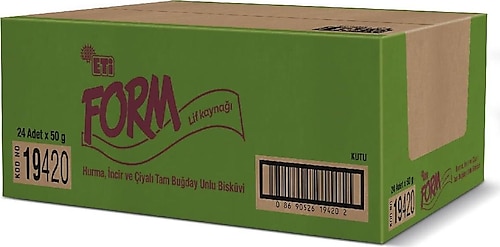 Eti Form Hurma İncir ve Çiyalı Bisküvi 24x50 gr