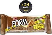 Eti Form Tam Çavdarlı Ekşi Mayalı Bisküvi 45 gr 24'lü
