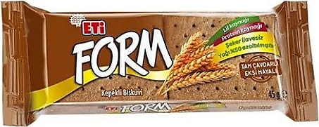 Eti Form Tam Çavdarlı Ekşi Mayalı Bisküvi 45 gr