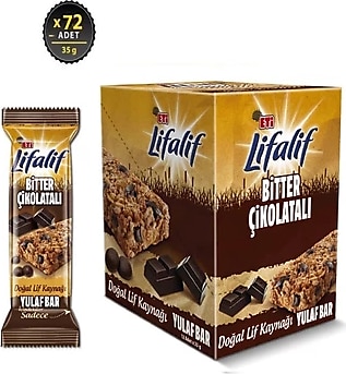 Eti Lifalif Bitter Çikolatalı Yulaf Bar 35 gr 72'li