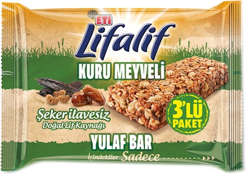 Eti Lifalif Kuru Meyveli Yulaf Bar 3x35 gr
