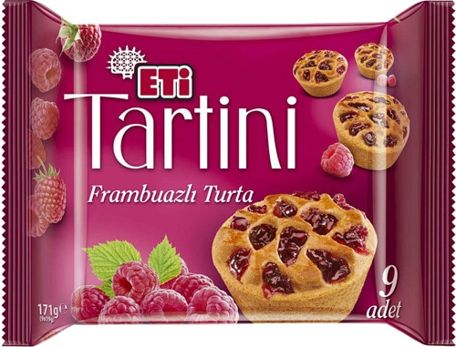 Eti Tartini 171 gr Frambuazlı Turta