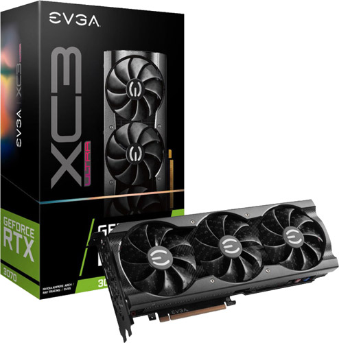 Evga RTX 3070 XC3 Ultra 08G-P5-3755-KL 256 Bit GDDR6 8 GB Ekran Kartı