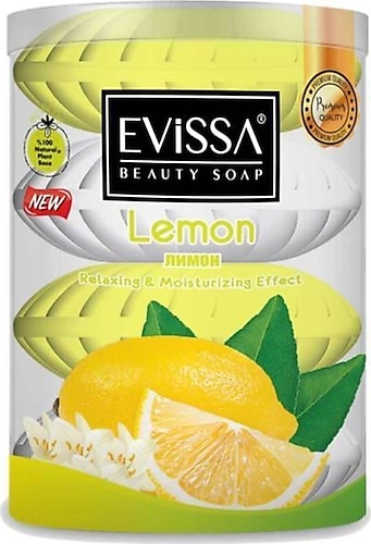 Evissa Limon Güzellik Sabunu 110gr 4lü